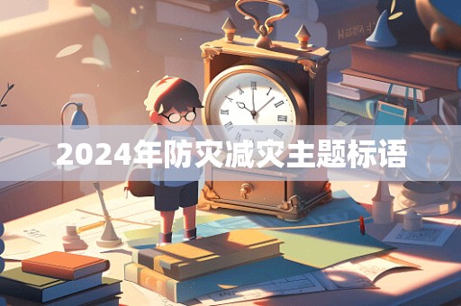 2024年防灾减灾主题标语