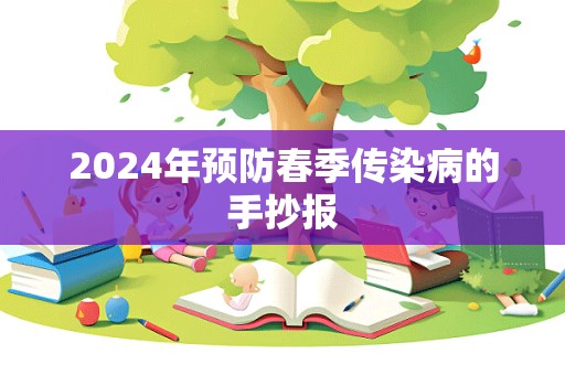 2024年预防春季传染病的手抄报