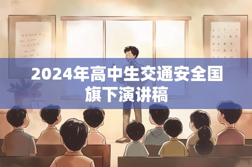 2024年高中生交通安全国旗下演讲稿