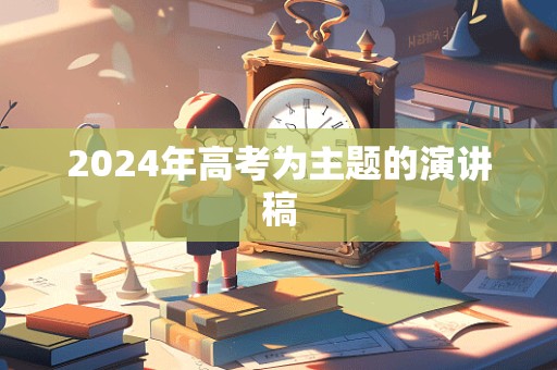 2024年高考为主题的演讲稿