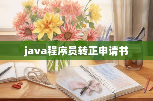 java程序员转正申请书